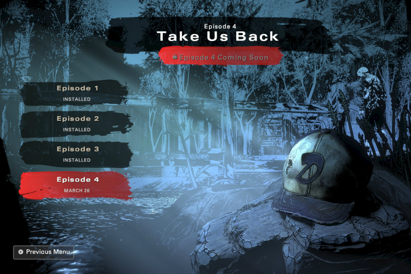 Скриншот меню