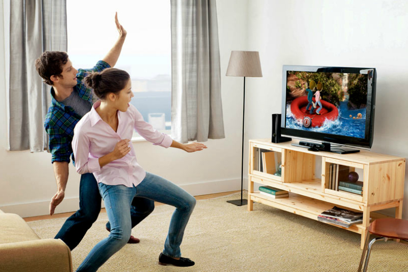 Игра на Xbox 360 с Kinect