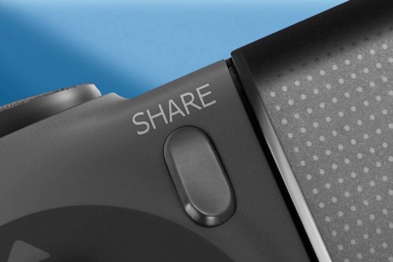 Кнопка Share на DualShock 4