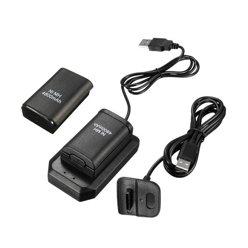 Комплект 4-в-1 для зарядки джойстика Xbox 360